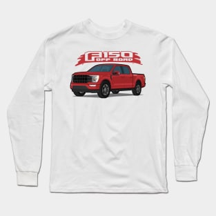 Car truck off road  f-150 red Long Sleeve T-Shirt